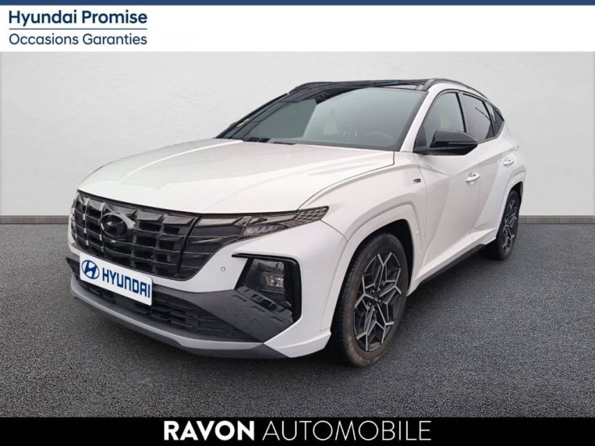 42100 : Hyundai Saint-Etienne - Ravon Automobile - HYUNDAI TUCSON N Line Executive - TUCSON IV - BLANC - Automate sequentiel - Diesel