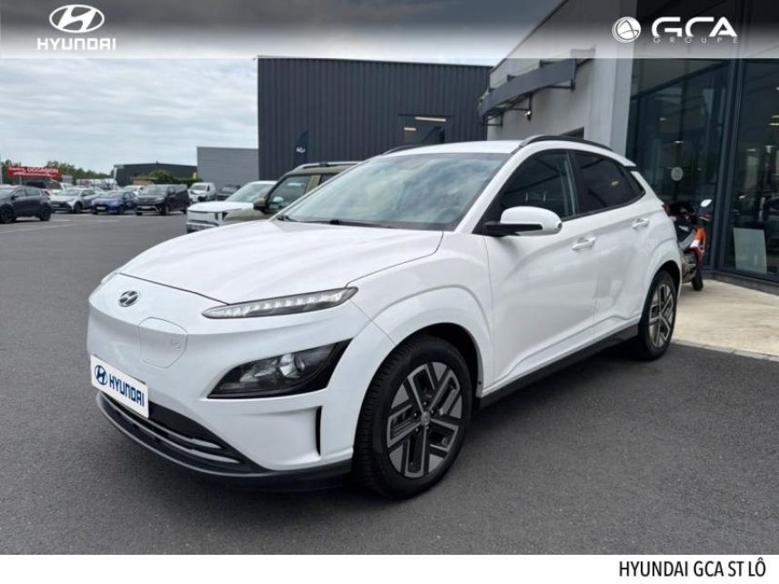 50000 : Hyundai Saint-Lô - GCA - HYUNDAI Kona - Kona - Serenity White Métal - Traction - Electrique