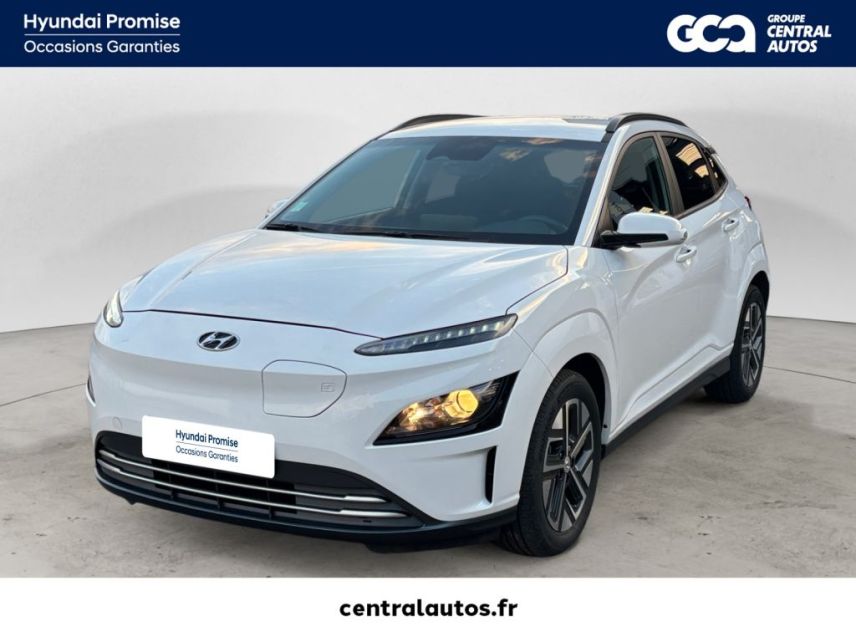 38300 : Hyundai Bourgoin-Jallieu - CENTRAL MOTOR LYON - HYUNDAI KONA ELECTRIC Intuitive - KONA ELECTRIQUE - Blanc - Automate à fonct. Continu - Courant électrique