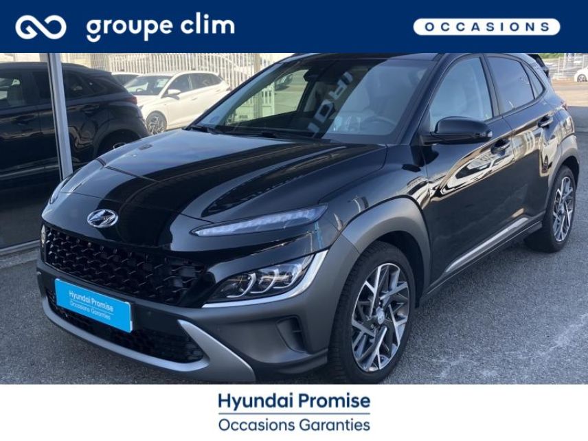 87280 : Hyundai - Groupe Clim - Limoges - HYUNDAI Kona - Kona - Abyss Black Métal - Traction - Hybride : Essence/Electrique