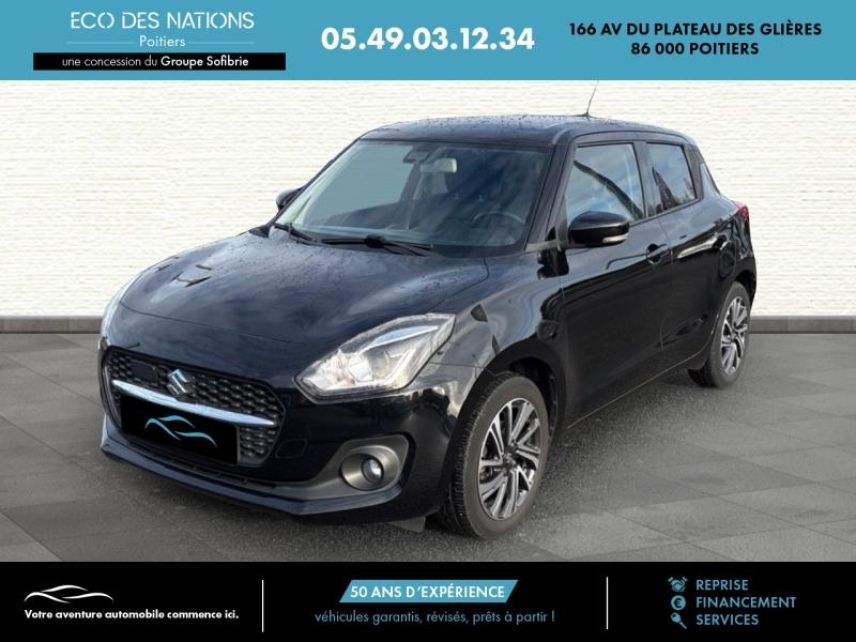 86000 : Hyundai Poitiers - Eco des Nations - SUZUKI Swift - Swift - Noire - Traction - Essence/Micro-Hybride