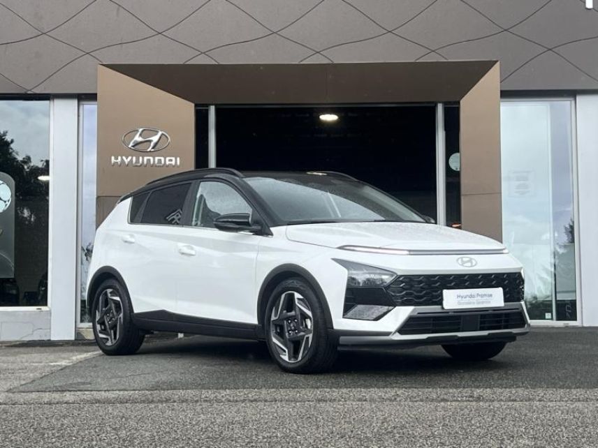 29000 : Hyundai Quimper - Iroise Automobiles - HYUNDAI Bayon - Bayon - Atlas White/Toit+rétros Black - Traction - Essence