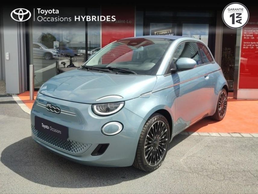 50000 : Hyundai Saint-Lô - GCA - FIAT 500C - 500C - Glacier Blue - Traction - Electrique