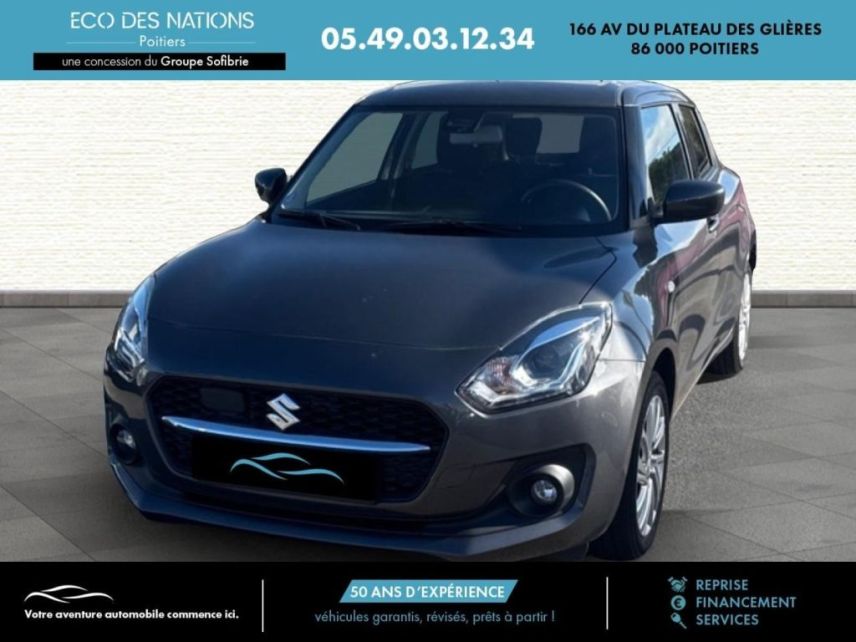 86000 : Hyundai Poitiers - Eco des Nations - SUZUKI Swift - Swift - Gris fonce - Traction - Essence/Micro-Hybride