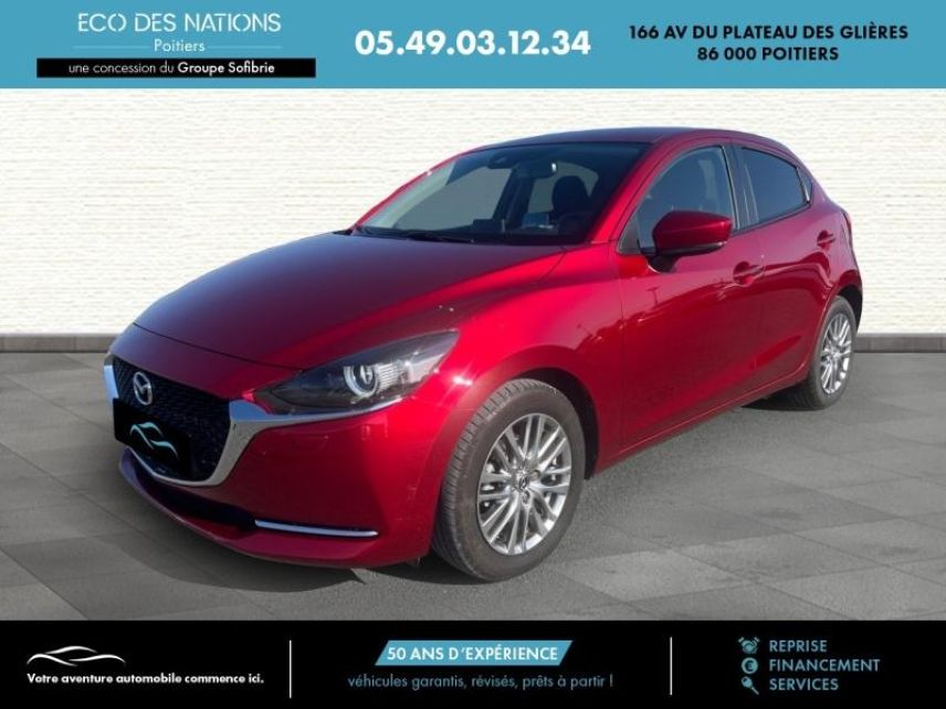 86000 : Hyundai Poitiers - Eco des Nations - MAZDA Mazda 2 - Mazda 2 - Soul Red Crystal Métallisé - Traction - Essence/Micro-Hybride