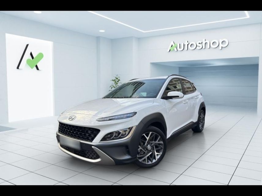 75013 : Hyundai Paris 13 - BPM Cars - HYUNDAI Kona - Kona - Atlas White - Traction - Hybride : Essence/Electrique