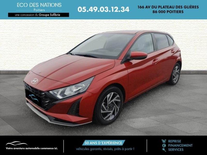 86000 : Hyundai Poitiers - Eco des Nations - HYUNDAI i20 - i20 - Rouge - Traction - Essence