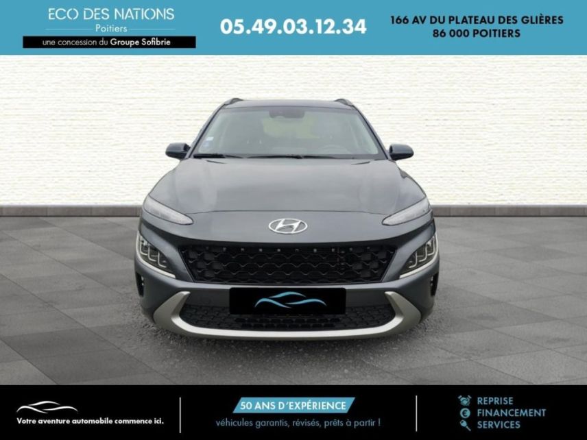 86000 : Hyundai Poitiers - Eco des Nations - HYUNDAI Kona - Kona - Cyber Grey Métal - Traction - Hybride : Essence/Electrique