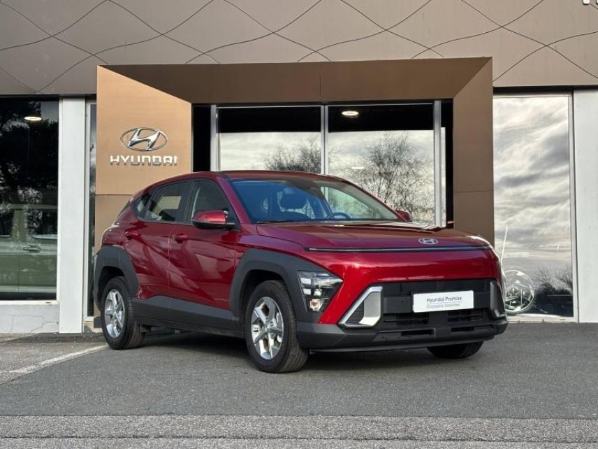 29000 : Hyundai Quimper - Iroise Automobiles - HYUNDAI Kona - Kona - Ultimate Red métallisé - Traction - Hybride : Essence/Electrique