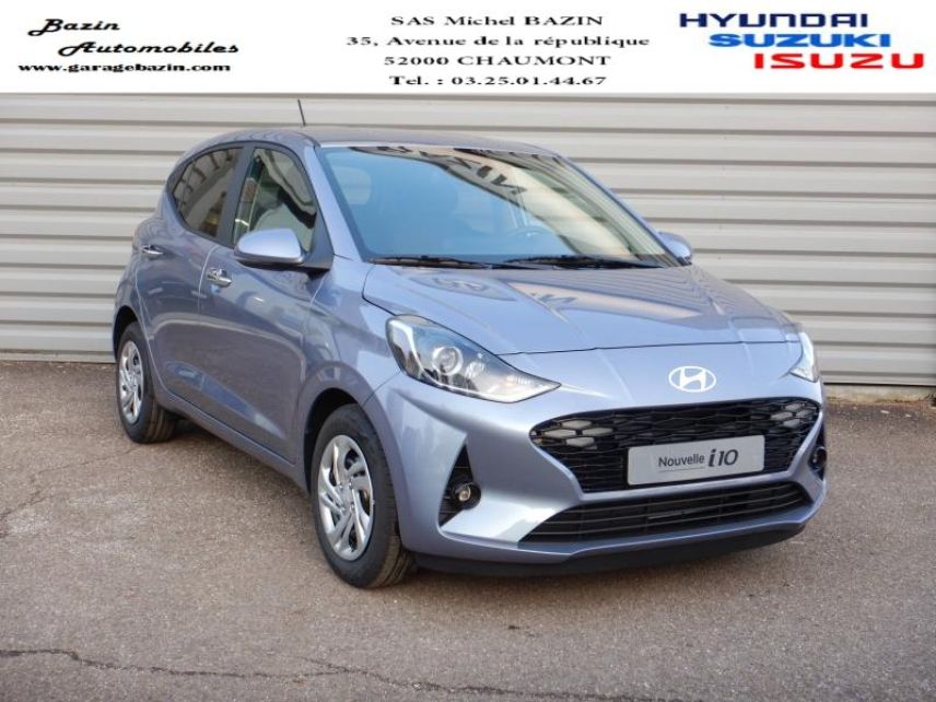 52000 : Hyundai Chaumont - Garage Michel Bazin - HYUNDAI i10 - i10 - Meta Blue Métal - Traction - Essence