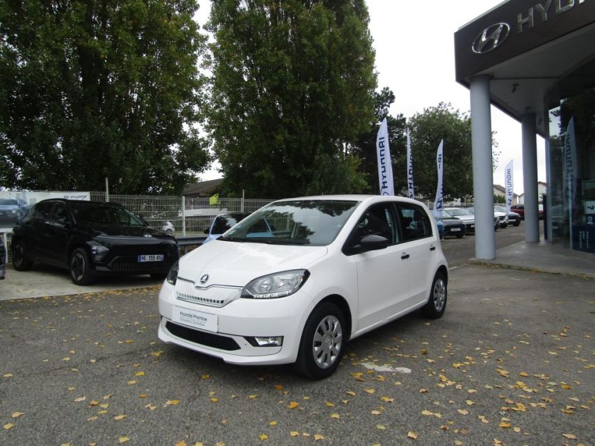 91100 : Hyundai Corbeil-Essonnes - CAP Fournier - SKODA CITIGO E IV Ambition - CITIGO ELECTRIQUE - Blanc - Automate à fonct. Continu - Courant électrique