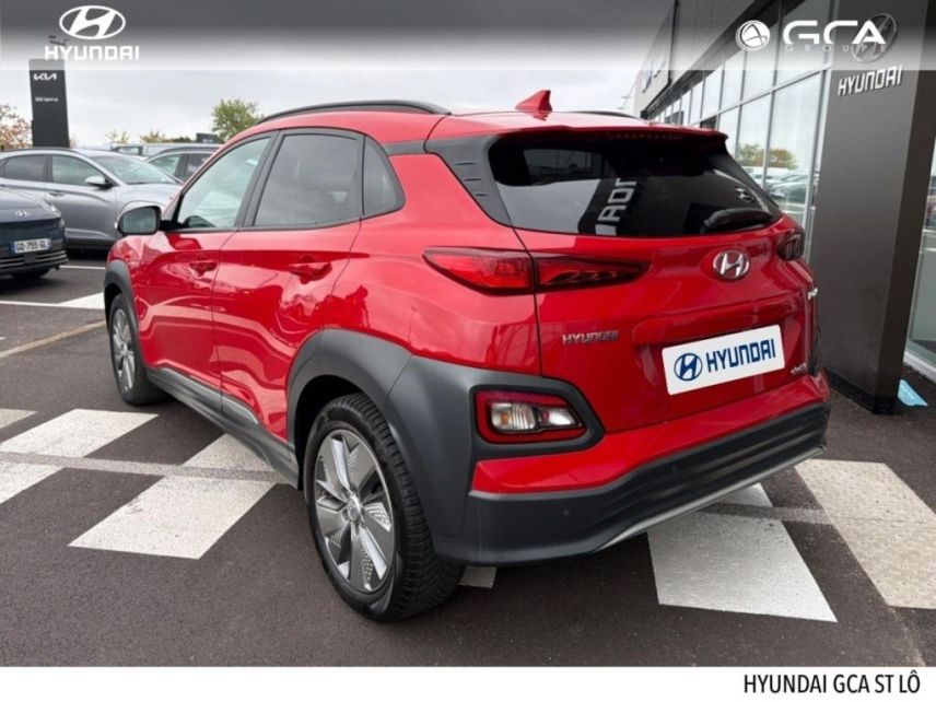 50000 : Hyundai Saint-Lô - GCA - HYUNDAI Kona - Kona - Sunset Red Métal - Traction - Electrique