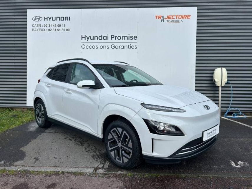 14100 : Hyundai Lisieux - Trajectoire Automobiles - HYUNDAI Kona - Kona - Chalk White Métal - Traction - Electrique