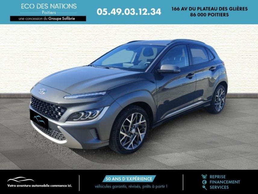 86000 : Hyundai Poitiers - Eco des Nations - HYUNDAI Kona - Kona - Cyber Grey Métal - Traction - Hybride : Essence/Electrique