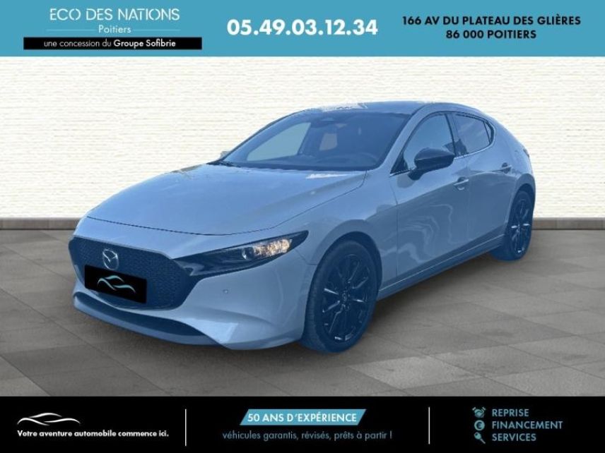 86000 : Hyundai Poitiers - Eco des Nations - MAZDA Mazda 3 - Mazda 3 - Ceramic White Métallisé - Traction - Essence/Micro-Hybride