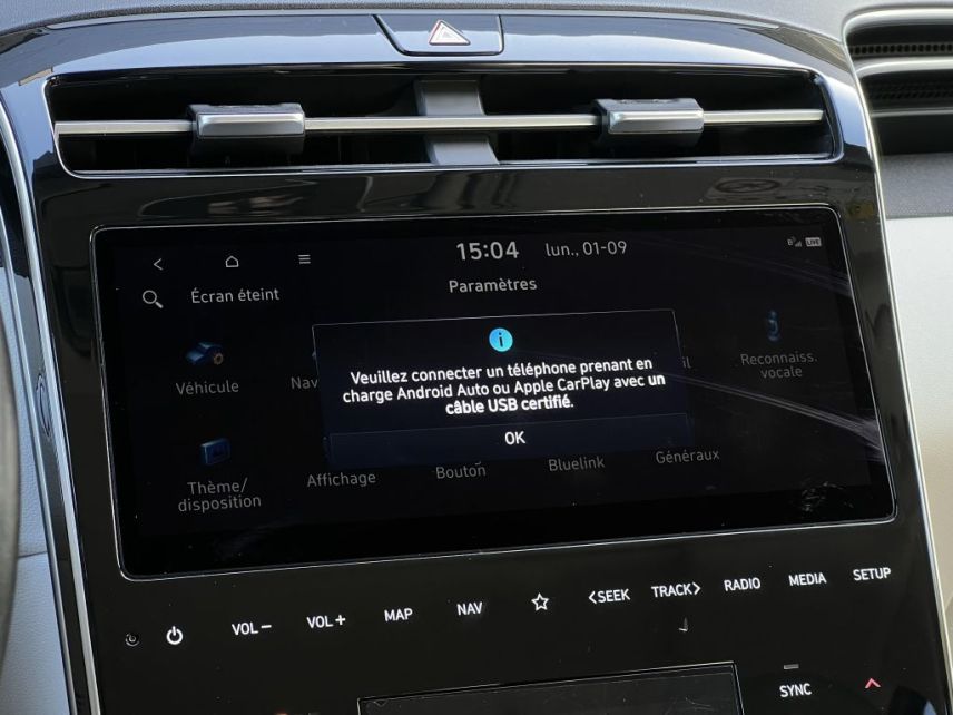 77240 : Hyundai Melun - CAP FOURNIER - HYUNDAI TUCSON Executive - TUCSON IV - Bleu - Boîte automatique - Essence / Courant électrique