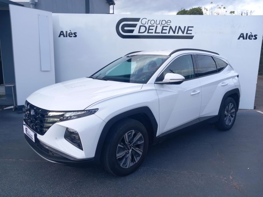 30100 : Hyundai Alès - Auto Hall - HYUNDAI TUCSON Creative - TUCSON IV - Blanc - Boîte automatique - Essence / Courant électrique