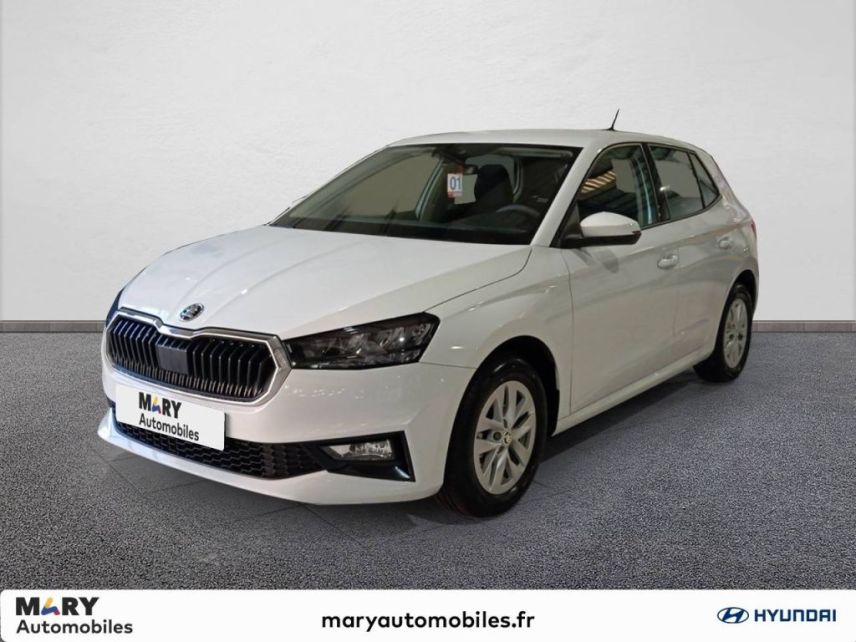 02100 : Hyundai Saint-Quentin - Mary Automobiles - SKODA FABIA Active - FABIA IV - BLANC LUNE - Boîte manuelle - Essence sans plomb