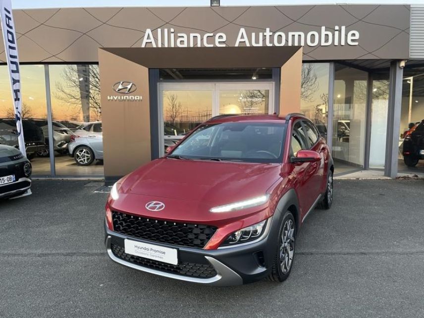 28600 : Hyundai Chartres - Alliance Automobile - HYUNDAI Kona - Kona - Pulse Red Métal - Traction - Hybride : Essence/Electrique