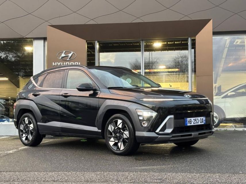 29000 : Hyundai Quimper - Iroise Automobiles - HYUNDAI Kona - Kona - Abyss Black perlé métallisé - Traction - Hybride : Essence/Electrique