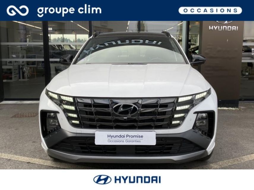 40990 : Hyundai Dax - i-AUTO - HYUNDAI Tucson - Tucson - Serenity White Métal/Toit/rétros Black - Traction - Hybride : Essence/Electrique