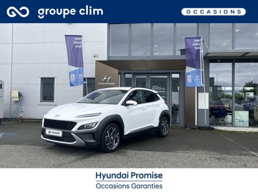 65000 : Hyundai Tarbes i-AUTO - HYUNDAI Kona - Kona - Atlas White - Traction - Hybride : Essence/Electrique