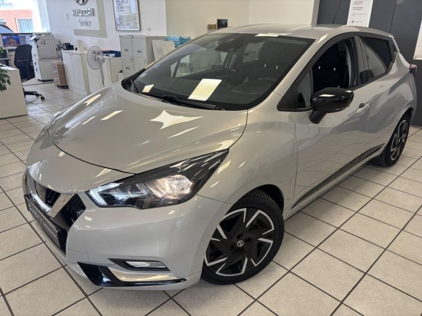 95500 : Hyundai Gonesse - ABVV - NISSAN MICRA 2021 Made in France - MICRA V - Gris - Boîte manuelle - Essence sans plomb