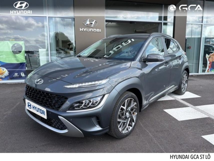 50000 : Hyundai Saint-Lô - GCA - HYUNDAI Kona - Kona - Ecotronic Gray Métal - Traction - Hybride : Essence/Electrique
