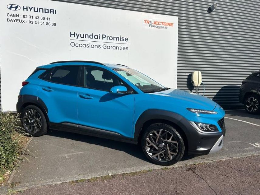 14100 : Hyundai Lisieux - Trajectoire Automobiles - HYUNDAI Kona - Kona - Bleu - Traction - Hybride : Essence/Electrique