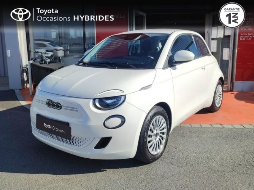 50000 : Hyundai Saint-Lô - GCA - FIAT 500 - 500 - Blanche - Traction - Electrique