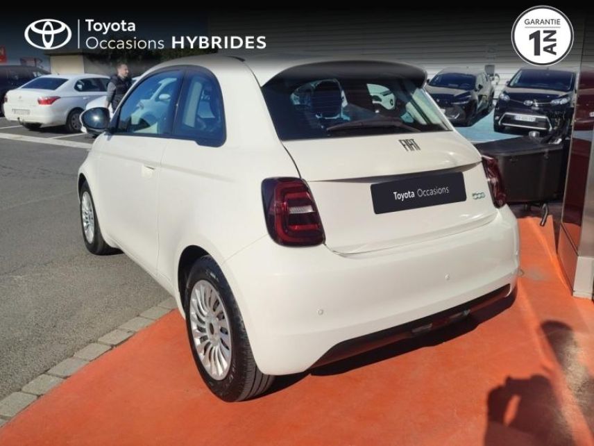 50000 : Hyundai Saint-Lô - GCA - FIAT 500 - 500 - Blanche - Traction - Electrique