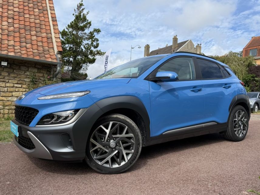 62360 : Hyundai Boulogne-sur-Mer - Garage Du Château - HYUNDAI KONA HYBRID Executive - KONA - Bleu - Automate sequentiel - Essence / Courant électrique
