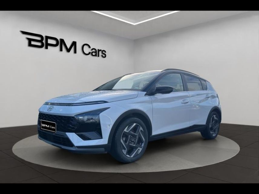 36000 : Hyundai Châteauroux - BPM Cars - HYUNDAI Bayon - Bayon - Atlas White Métal/Toit+rétros Black - Traction - Essence