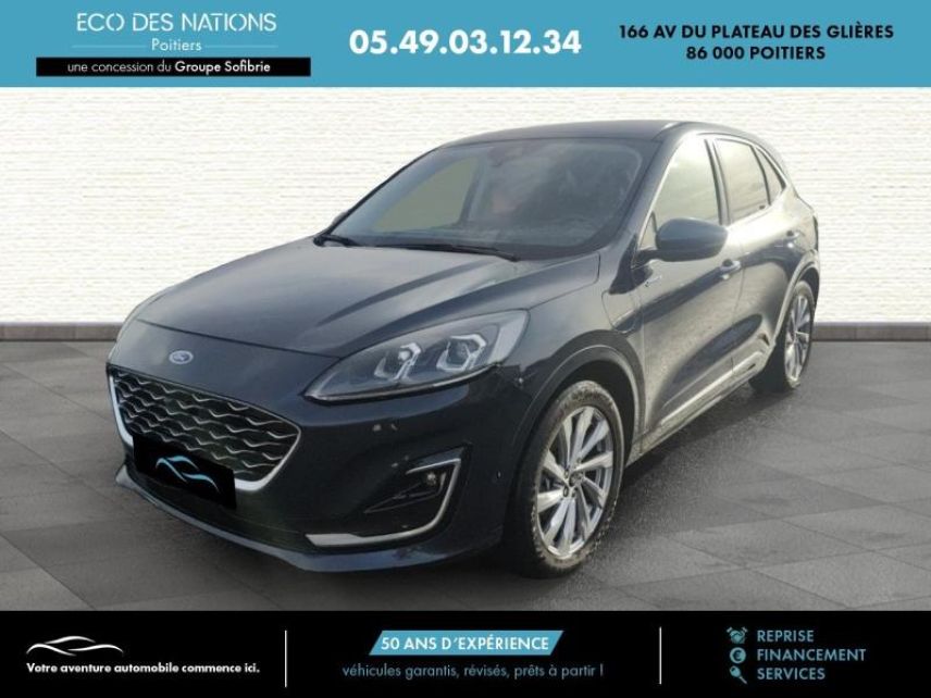 86000 : Hyundai Poitiers - Eco des Nations - FORD Kuga - Kuga - Bleu - Traction - Hybride rechargeable : Essence/Electrique