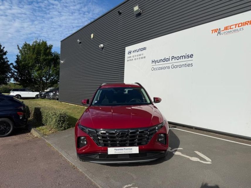 14100 : Hyundai Lisieux - Trajectoire Automobiles - HYUNDAI Tucson - Tucson - Sunset Red Métal - Traction - Hybride : Essence/Electrique