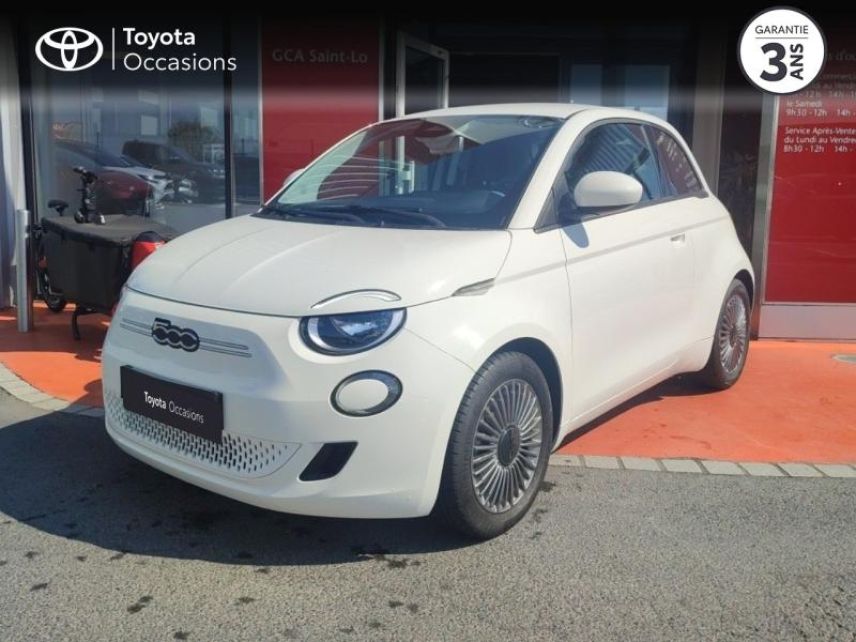 50000 : Hyundai Saint-Lô - GCA - FIAT 500 3+1 - 500 3+1 - Blanche - Traction - Electrique