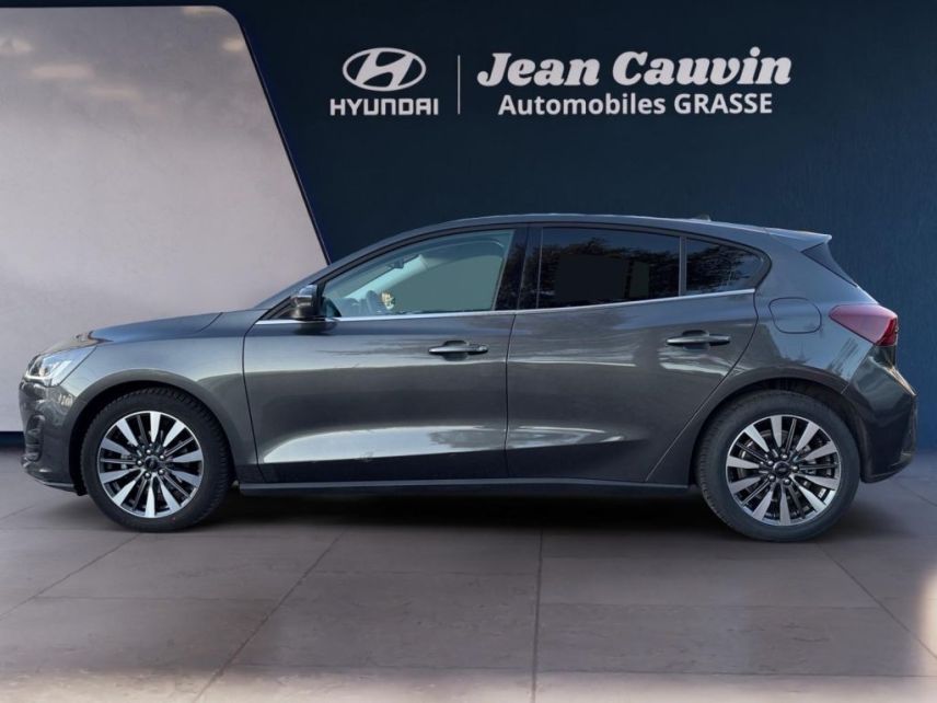 06130 : Hyundai Grasse - Garage Jean Cauvin - FORD FOCUS Titanium Design - FOCUS IV - Gris - Boîte manuelle - Essence / Ethanol