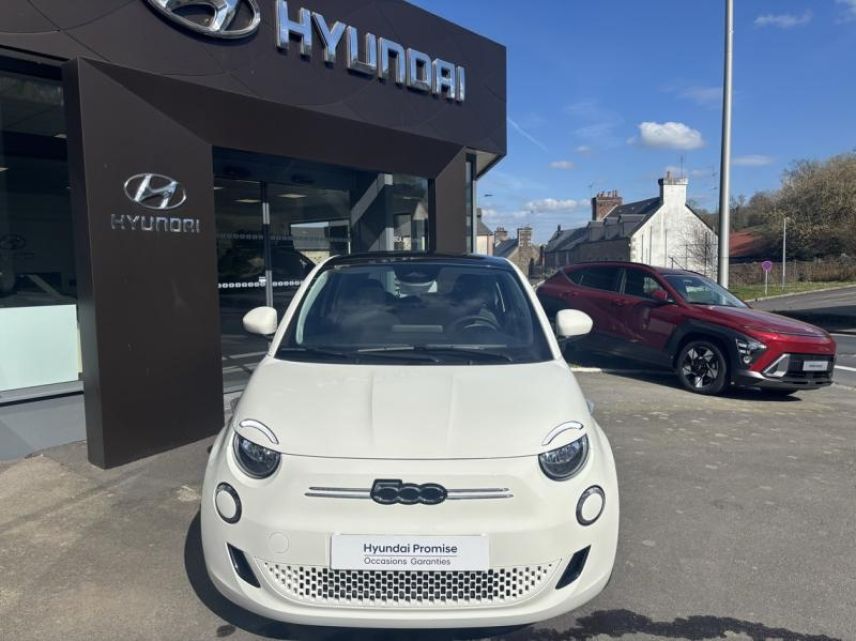 50300 : Hyundai Avranches - GCA - FIAT 500 - 500 - Blanc - Traction - Electrique