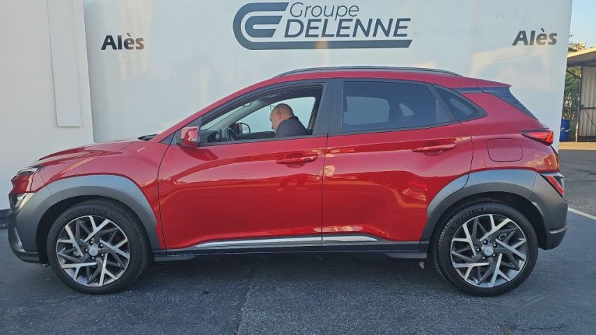 30100 : Hyundai Alès - Auto Hall - HYUNDAI KONA HYBRID Creative - KONA - Rouge - Automate sequentiel - Essence / Courant électrique