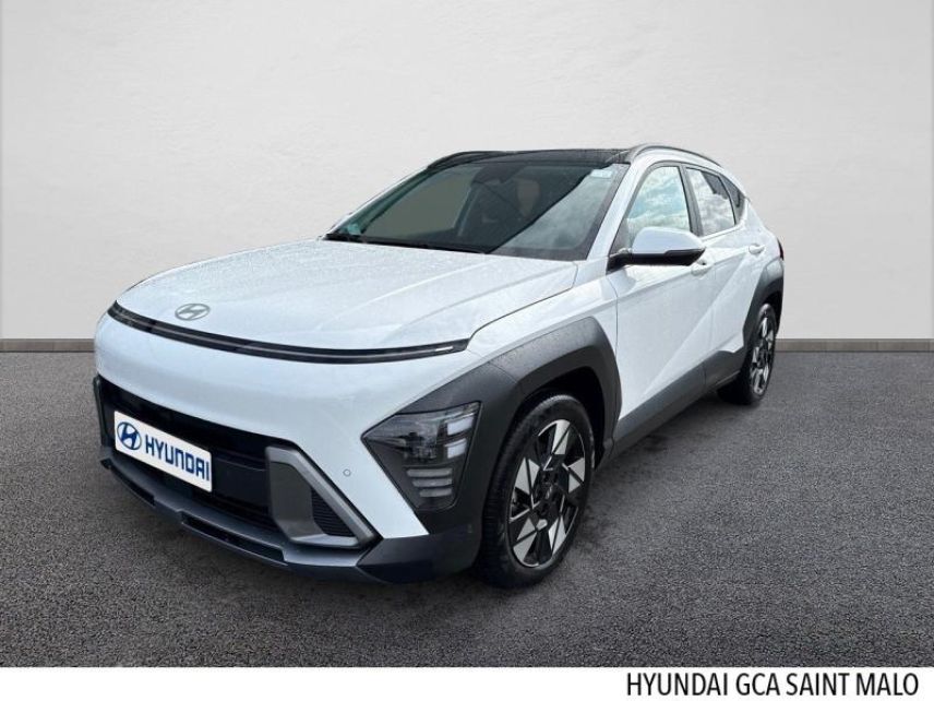 35400 : Hyundai Saint-Malo - GCA - HYUNDAI Kona - Kona - Atlas White - Traction - Hybride : Essence/Electrique
