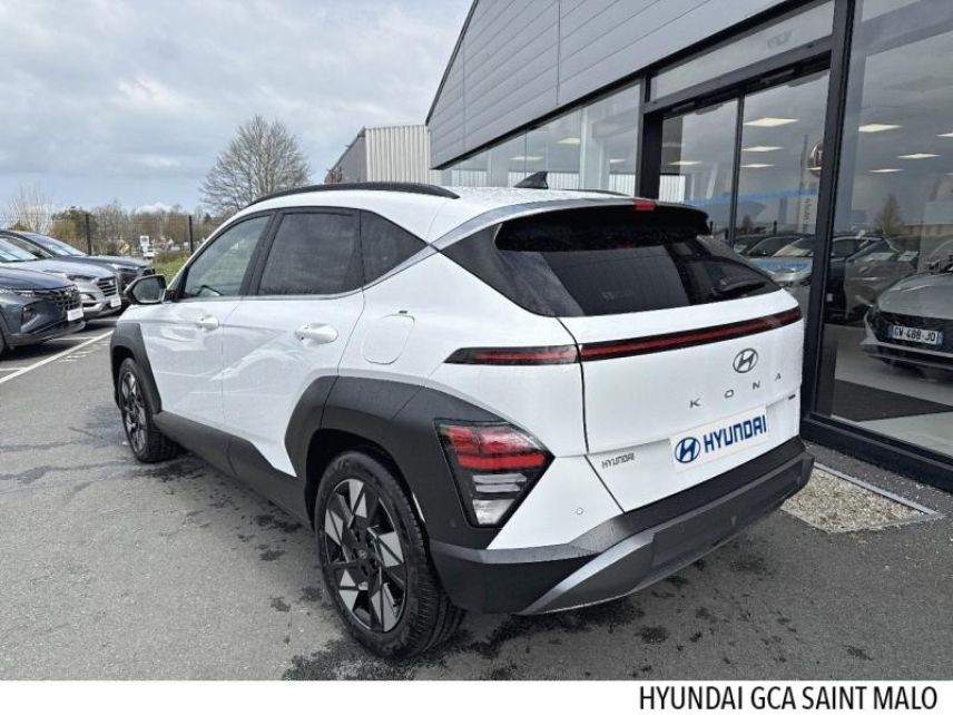 35400 : Hyundai Saint-Malo - GCA - HYUNDAI Kona - Kona - Atlas White - Traction - Hybride : Essence/Electrique