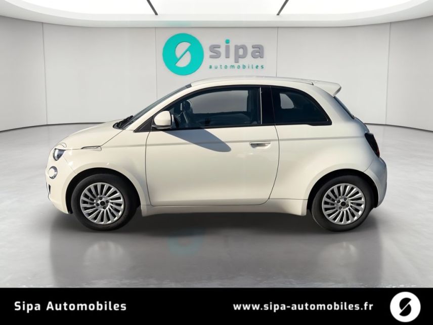 33140 : Hyundai - Sipa Automobiles – Bordeaux Sud - Villenave d’Ornon - FIAT 500e BERLINE Nouvelle 500 - 500 III ELECTRIQUE - Ice White - Automate à fonct. Continu - Courant électrique