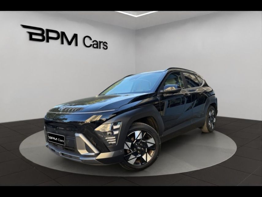 75013 : Hyundai Paris 13 - BPM Cars - HYUNDAI Kona - Kona - Abyss Black perlé métallisé - Traction - Hybride : Essence/Electrique