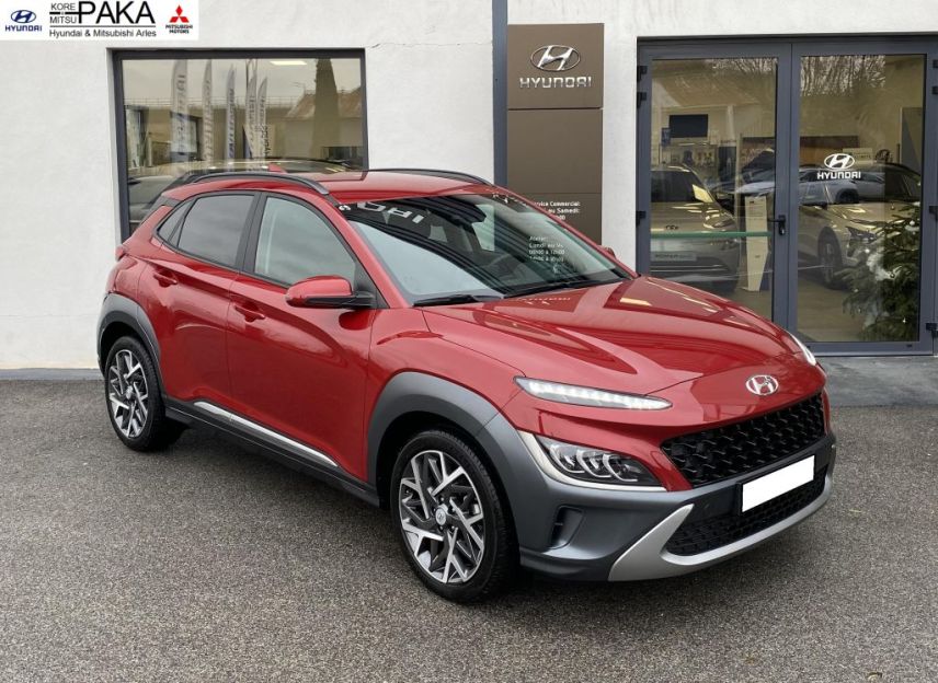 13200 : HYUNDAI Arles - Lexa Automobile - HYUNDAI KONA HYBRID Executive - KONA - Rouge - Automate sequentiel - Essence / Courant électrique