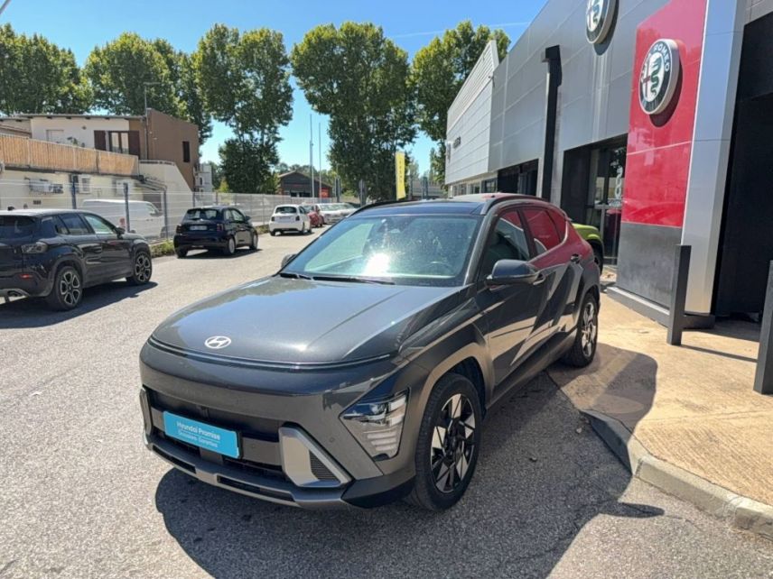 04100 : Hyundai Manosque - Pedinielli - HYUNDAI KONA Executive - KONA II - Gris - Automate sequentiel - Essence / Courant électrique