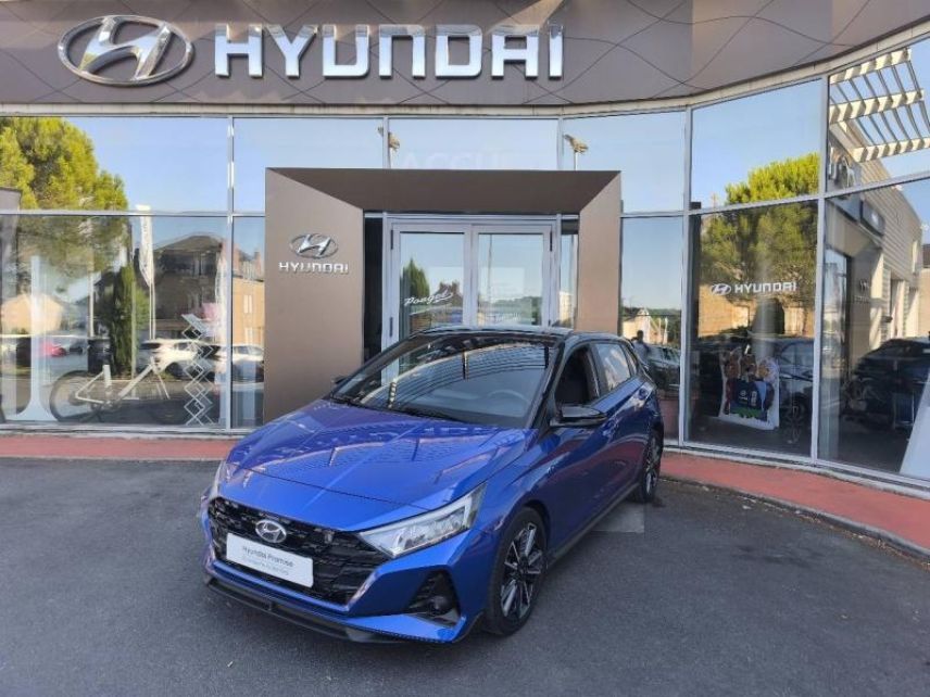 19100 : Hyundai Brive-la-Gaillarde - Garage Pouget - HYUNDAI i20 - i20 - Intense Blue Métal - Traction - Essence/Micro-Hybride