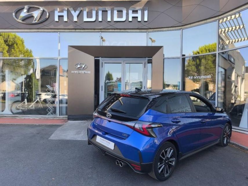 19100 : Hyundai Brive-la-Gaillarde - Garage Pouget - HYUNDAI i20 - i20 - Intense Blue Métal - Traction - Essence/Micro-Hybride