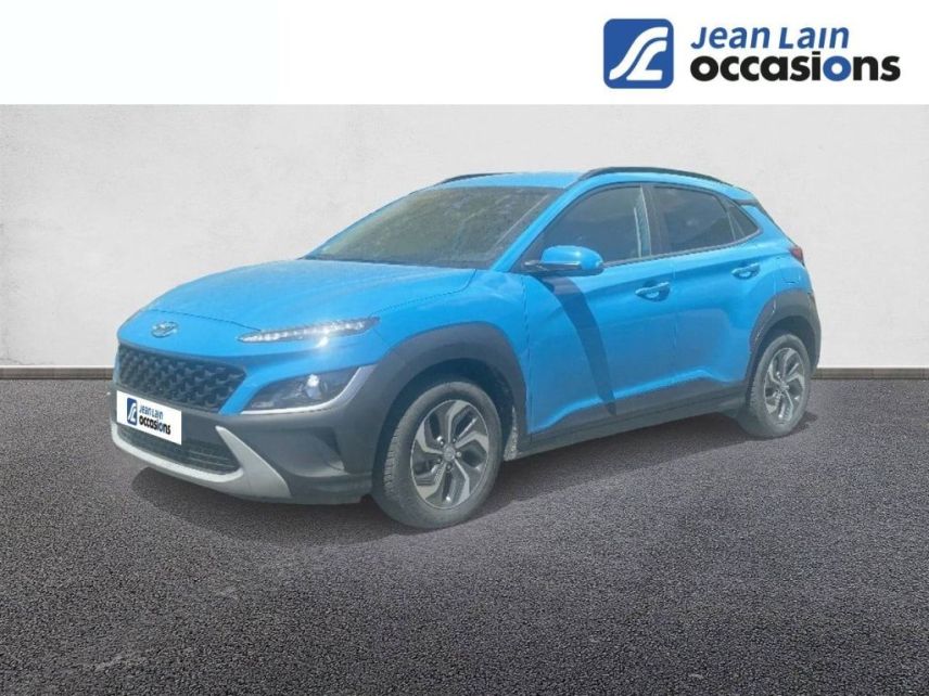 74600 : Hyundai Annecy - Jean Lain Mobilités - HYUNDAI KONA HYBRID Intuitive - KONA - Bleu - Automate sequentiel - Essence / Courant électrique