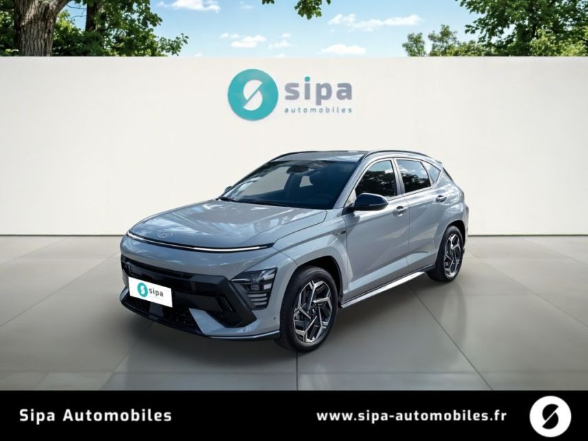 33110 : Hyundai Bordeaux Nord Le Bouscat - Sipa Automobiles - HYUNDAI KONA N Line Executive - KONA II - Gris - Automate sequentiel - Essence / Courant électrique