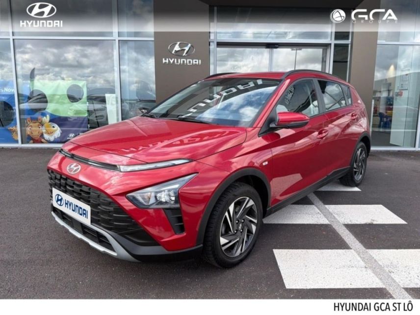 50000 : Hyundai Saint-Lô - GCA - HYUNDAI Bayon - Bayon - Dragon Red Métal - Traction - Essence/Micro-Hybride